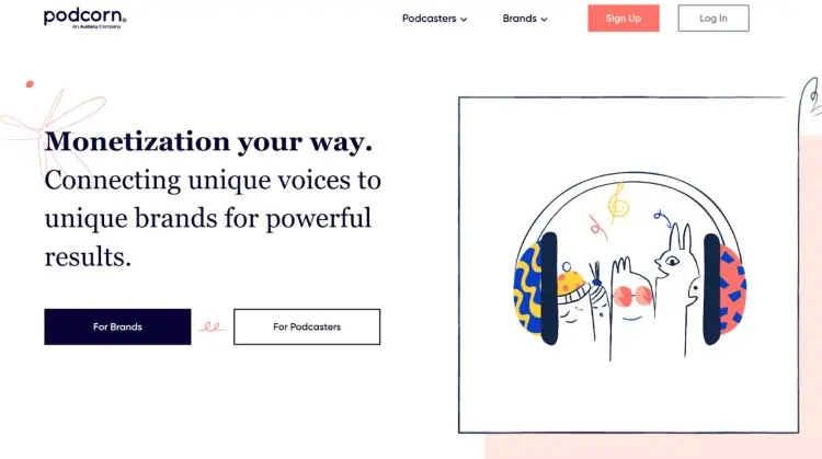 Podcorn monetizing platform connects podcasters with unique brands for sponsorship and collaboration