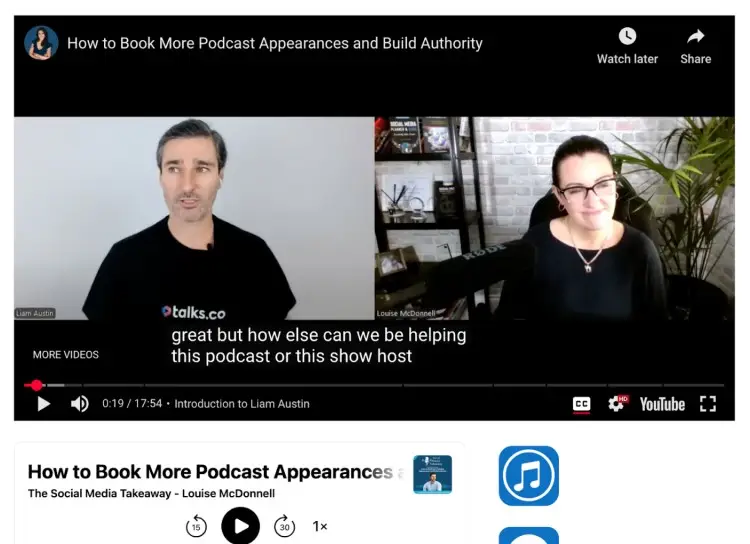 Listeners want to ask Liam Austin how to book more podcast appearances.