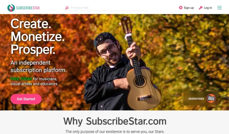 SubscribeStar is a platform that enables creators to monetize their work through flexible subscription models.