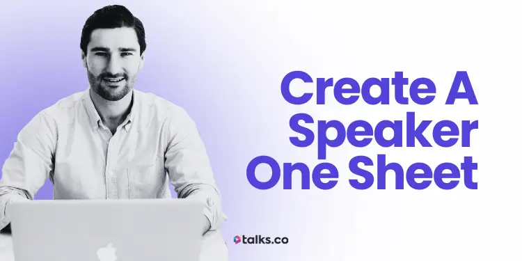 Create a Speaker One Sheet in 7 Steps: AI Generator + Guide 2026