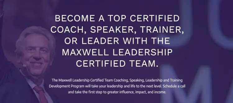 Become a better speaker certification banner showing leadership training program for coaches, speakers, and trainers