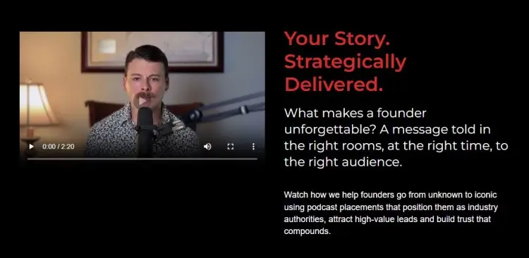 Podcast interview setup showing how agencies help businesses grow by providing strategic podcast placements