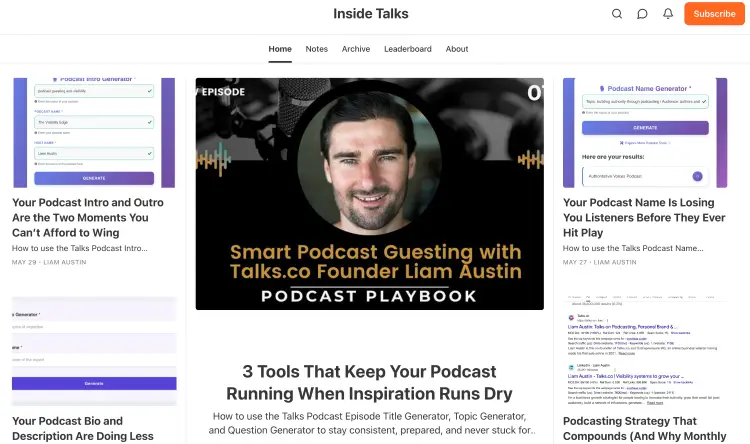 Creator blog and content platform featuring articles, tools, and social content resources