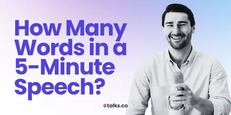 How Many Words in a 5 Minute Speech? Word Count Formula & Guide (2026)