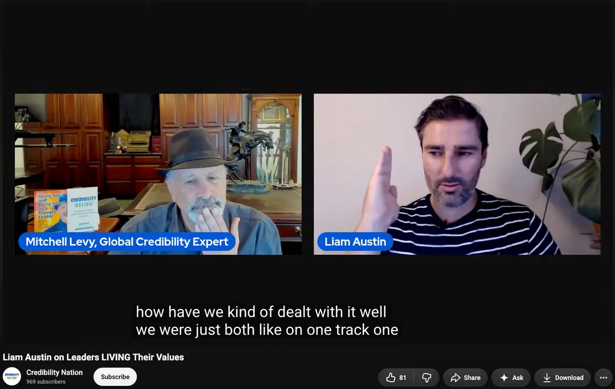 Speaker uses the phrase emphasize with my right hand while gesturing during an online interview