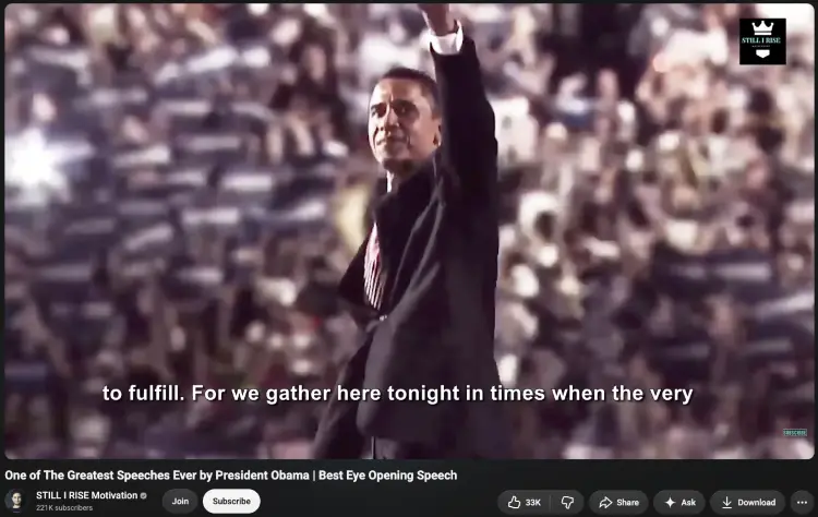Speaker addressing a large crowd in a public speaking example focused on delivering a powerful message