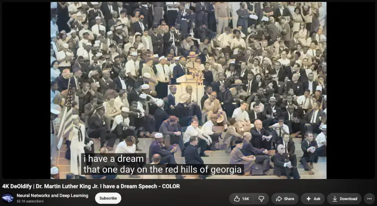 Historic civil rights address demonstrating rhetorical devices used to communicate a powerful message to a large audience